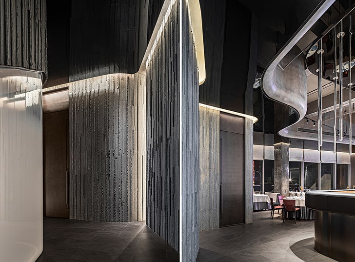 This avant-garde restaurant is a textural tour de force! » India Art N ...