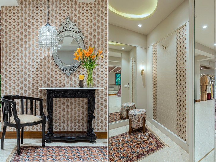"trial room ElaheFashionStore KananModiAssociates indiaartndesign"