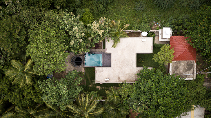“Aerial view Karaikal Farmhouse Architecture Interface indiaartndesign”