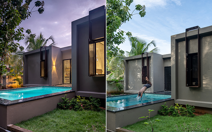 “Plunge pool Karaikal Farmhouse Architecture Interface indiaartndesign”