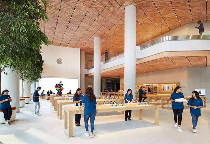 India’s First Apple Store gets a Biophilic Design! » India Art N Design