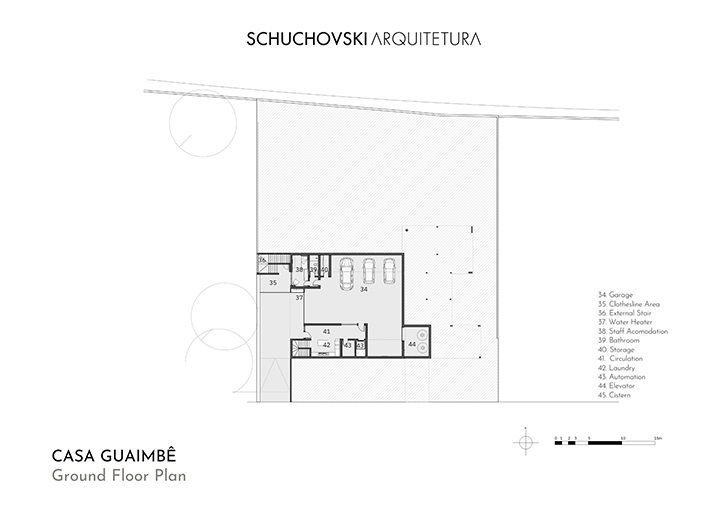 "plan Casa Guaimbe SCK Architects indiaartndesign"