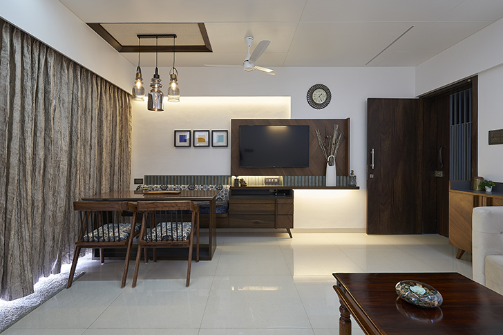 "open plan Wardha apartment ClusterOneCreativeSolutions indiaartndesign"