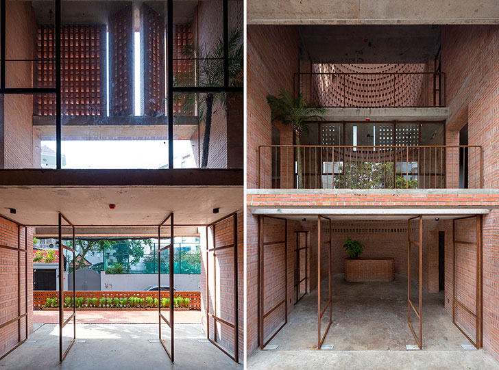 Brick Architecture and a Breathing Façade! » India Art N Design