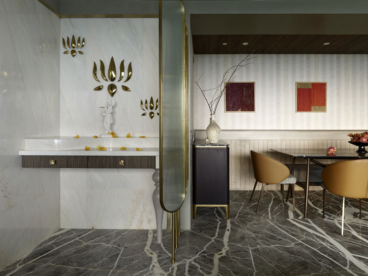 "dining area panoramic house ikigai studio indiaartndesign"