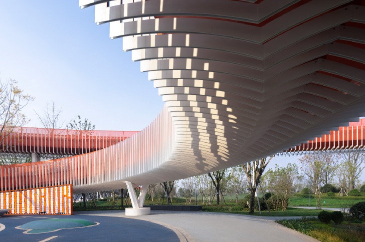 chengdu urban bridge by atelier sizhou