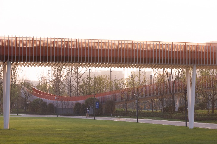 chengdu urban bridge by atelier sizhou