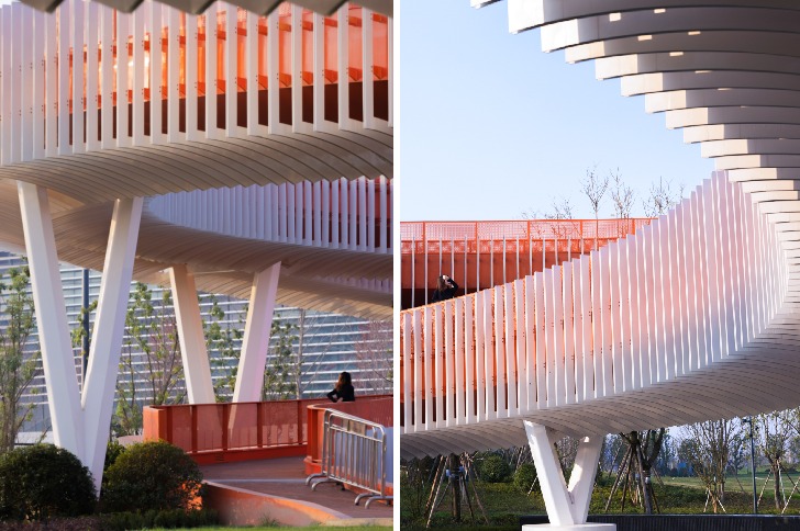 chengdu urban bridge by atelier sizhou