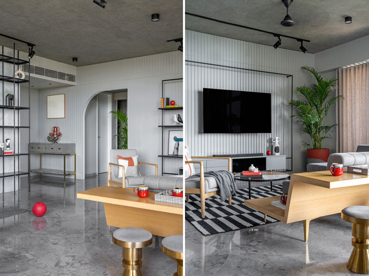 "livingroom ahmedabad home studio deshi indiaartndesign"