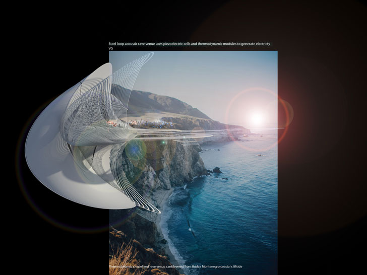 "thermodynamic wind turbine chapel margot krasojevic architects indiaartndesign"