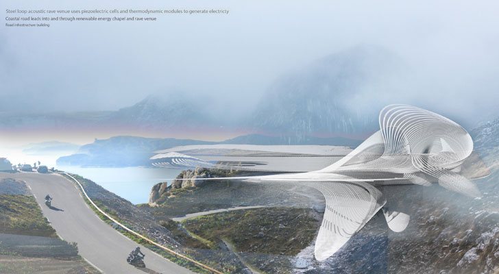 "thermodynamic wind turbine chapel margot krasojevic architects indiaartndesign"