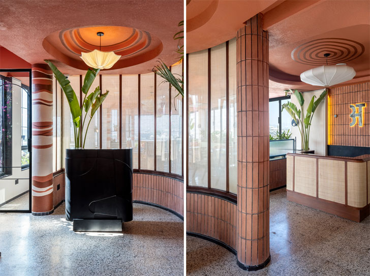 reception at abaar bar and restaurant in udaipur designed by studio rust