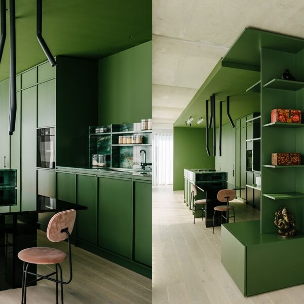 "Green Box Apt Ester Bruzkus Architekten indiaartndesign"