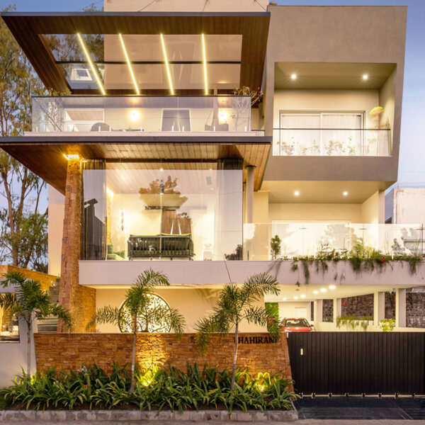 "Yellow stone house SpanArchitects indiaartndesign"