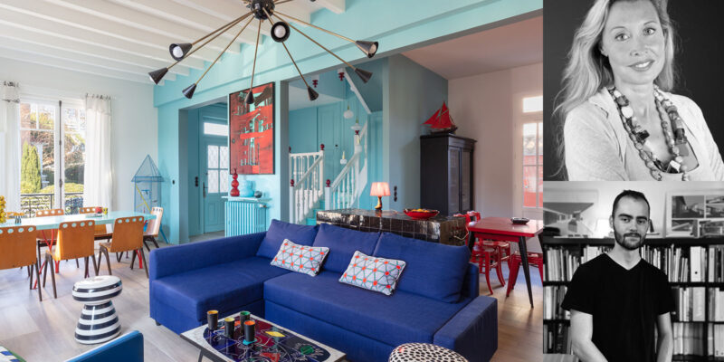 “colourful art inspired France home faure miniau agency indiaartndesign”