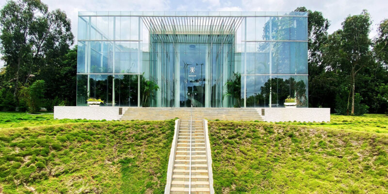 "Crystal Hall IdeA-Design House indiaartndesign"