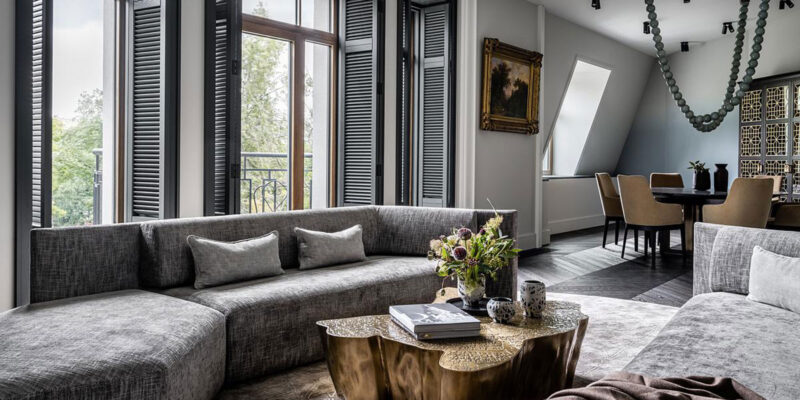 "European Neo Classicism Russia apartment OandA London indiaartndesign"