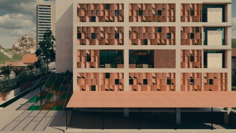 commercial facade rejuvenation by logic architecture and design in delhi