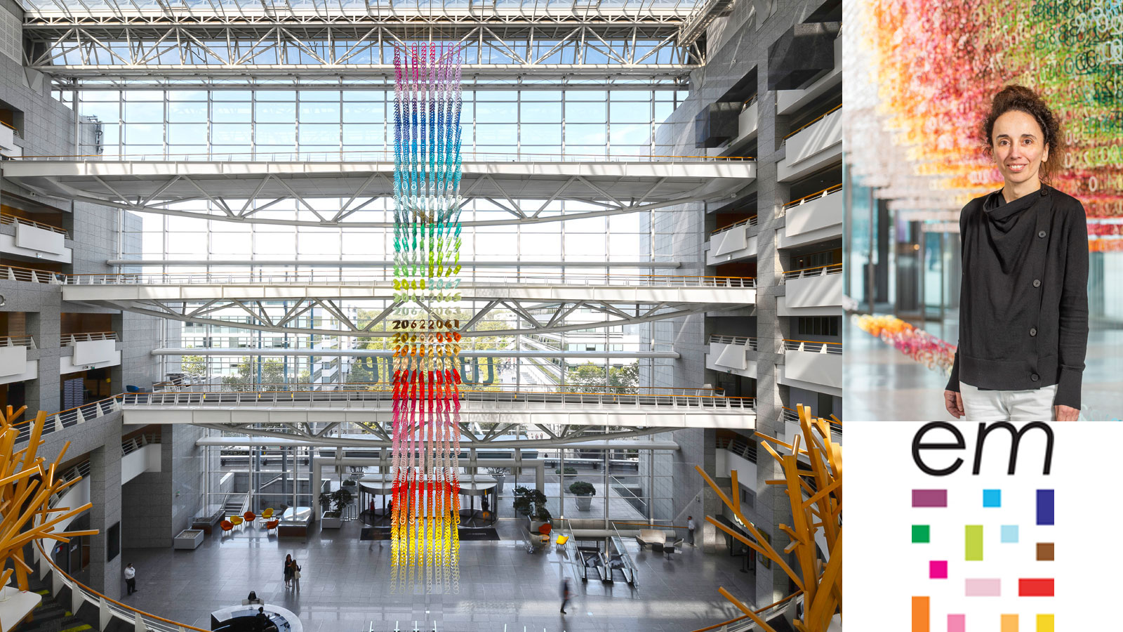 100 colours no.47 “TIMELINE” is part of Emmanuelle’s "100 colours" installation series.