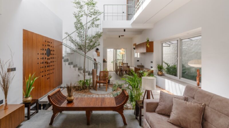 biophilic home in pondicherry by seeders design studio