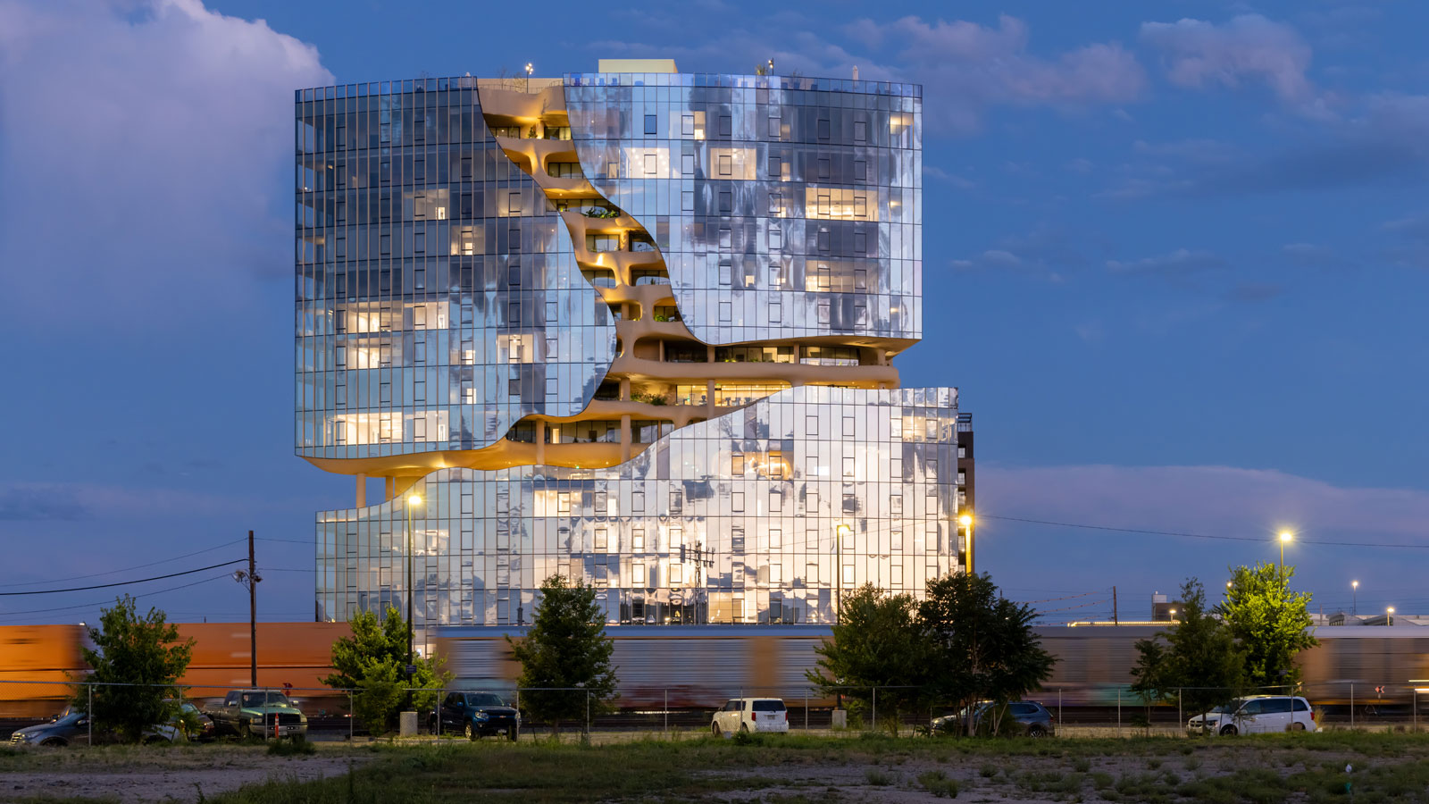 one river north building in denver by mad architects