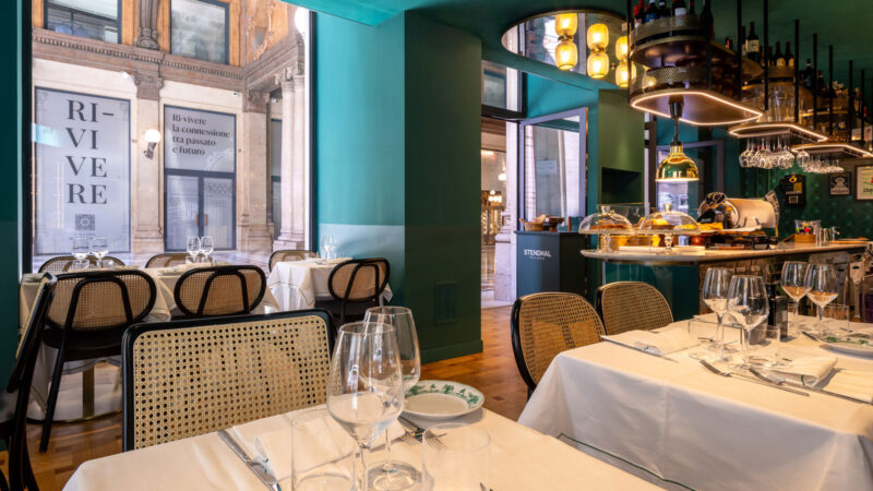 stendhal milano restaurant in rome designed by vudafieri saverino partners