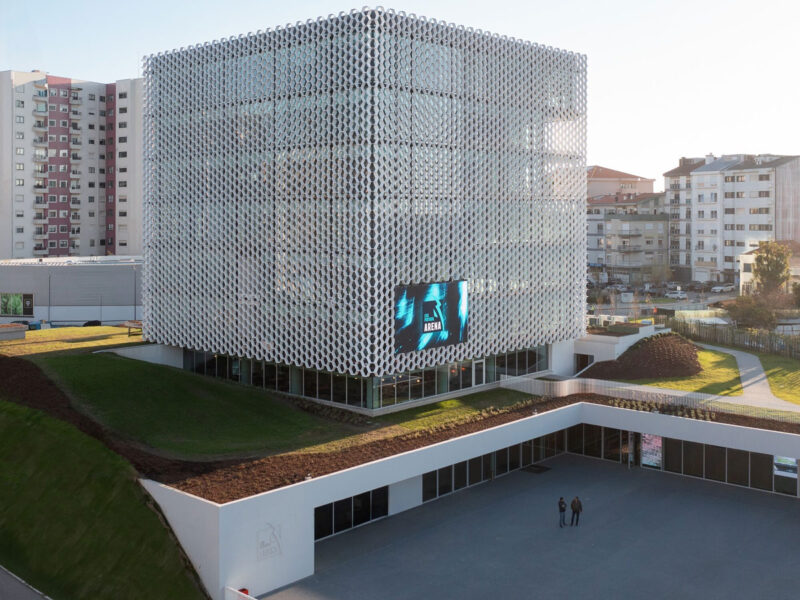 arena liga portugal mixed use building designed by ooda