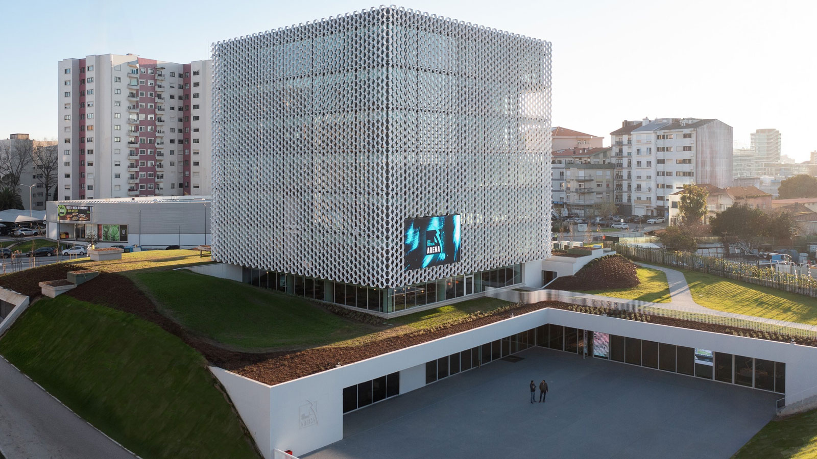 arena liga portugal mixed use building designed by ooda