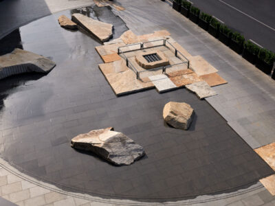 bajiao well plaza landscape design by july and partners