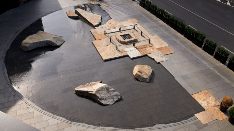bajiao well plaza landscape design by july and partners