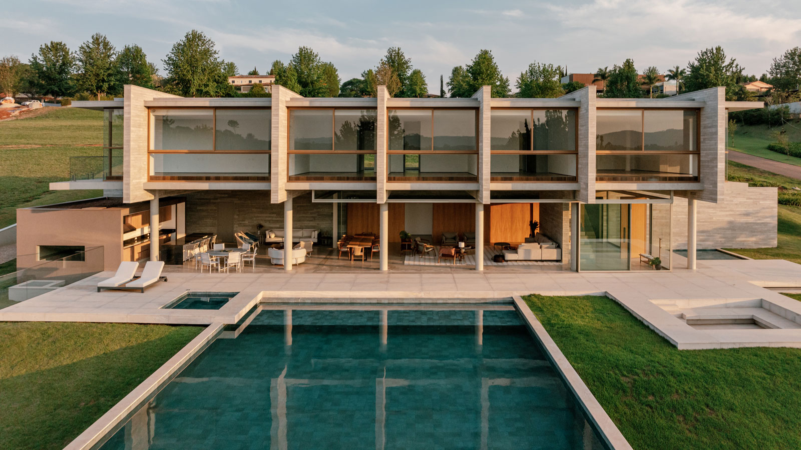 casa aroeira designed by fgmf architects in brazil