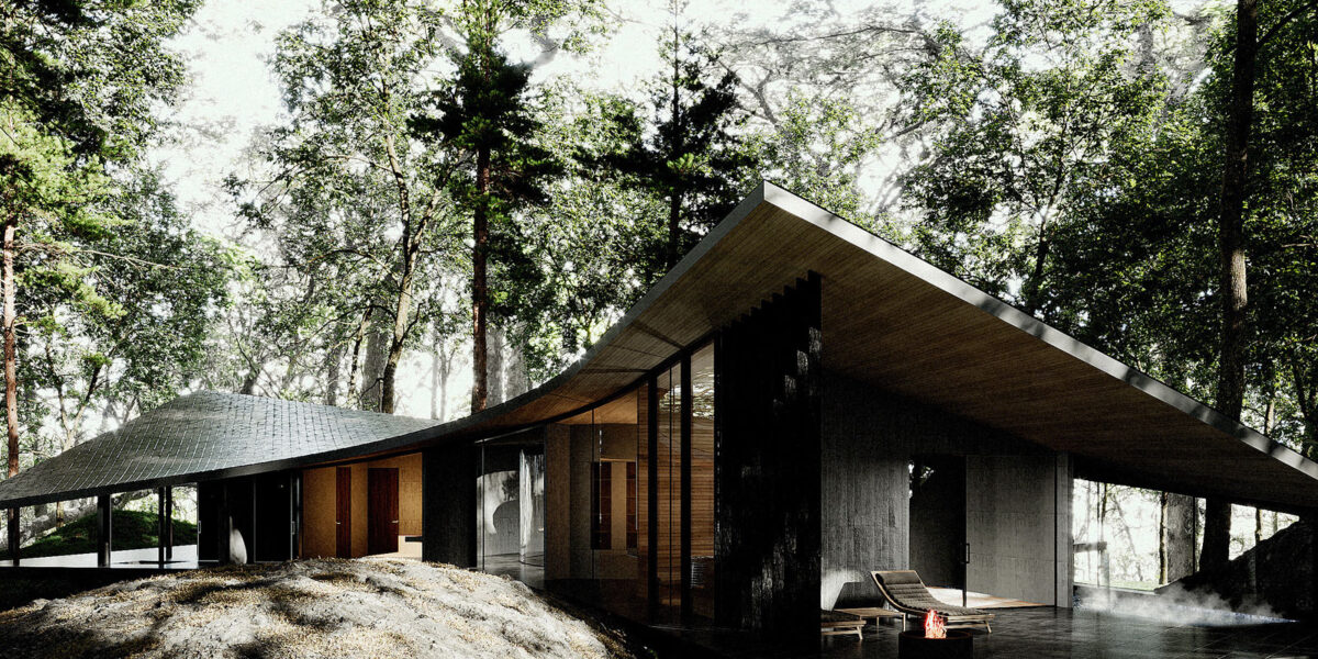forest retreat in japan designed by new delhi based inspatia