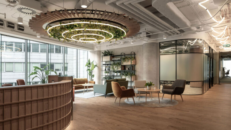 gn poland new headquarters in warsaw designed by studio bit creative