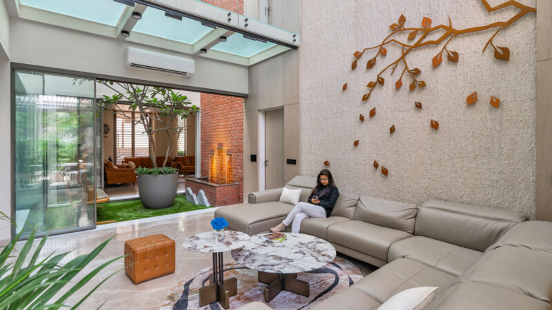 luxurious naranpura bungalow designed by prashant parmar architect