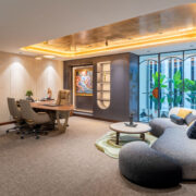 PIECO office in Delhi designed by Renascent Consultants & Ochre Wall Design Studio