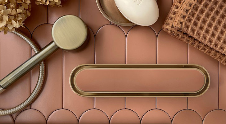 disco rectangle linear drain by infinity drains