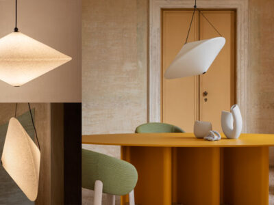 rificolona lamp made from recycled waste material presented by miniforms