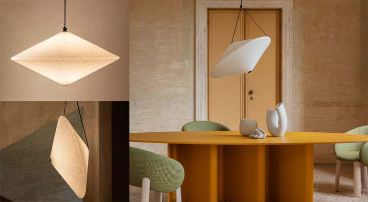rificolona lamp made from recycled waste material presented by miniforms