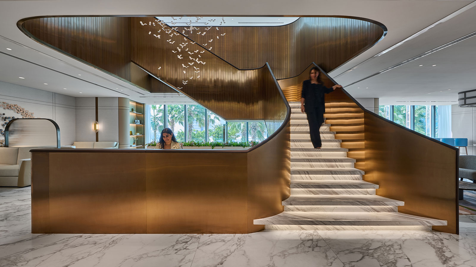 luxury co-working one offices one zabeel dybau designed by jll design
