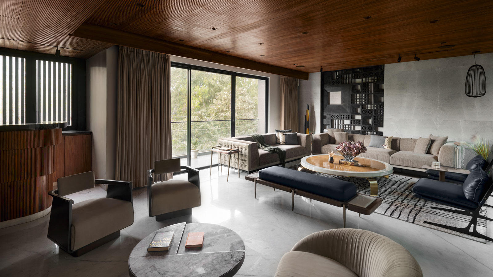 environmentally conscious, luxurious delhi home designed by bharatansh design studio
