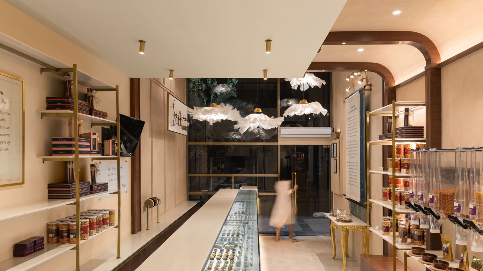 mithai store and cafe designed by reneev design studio