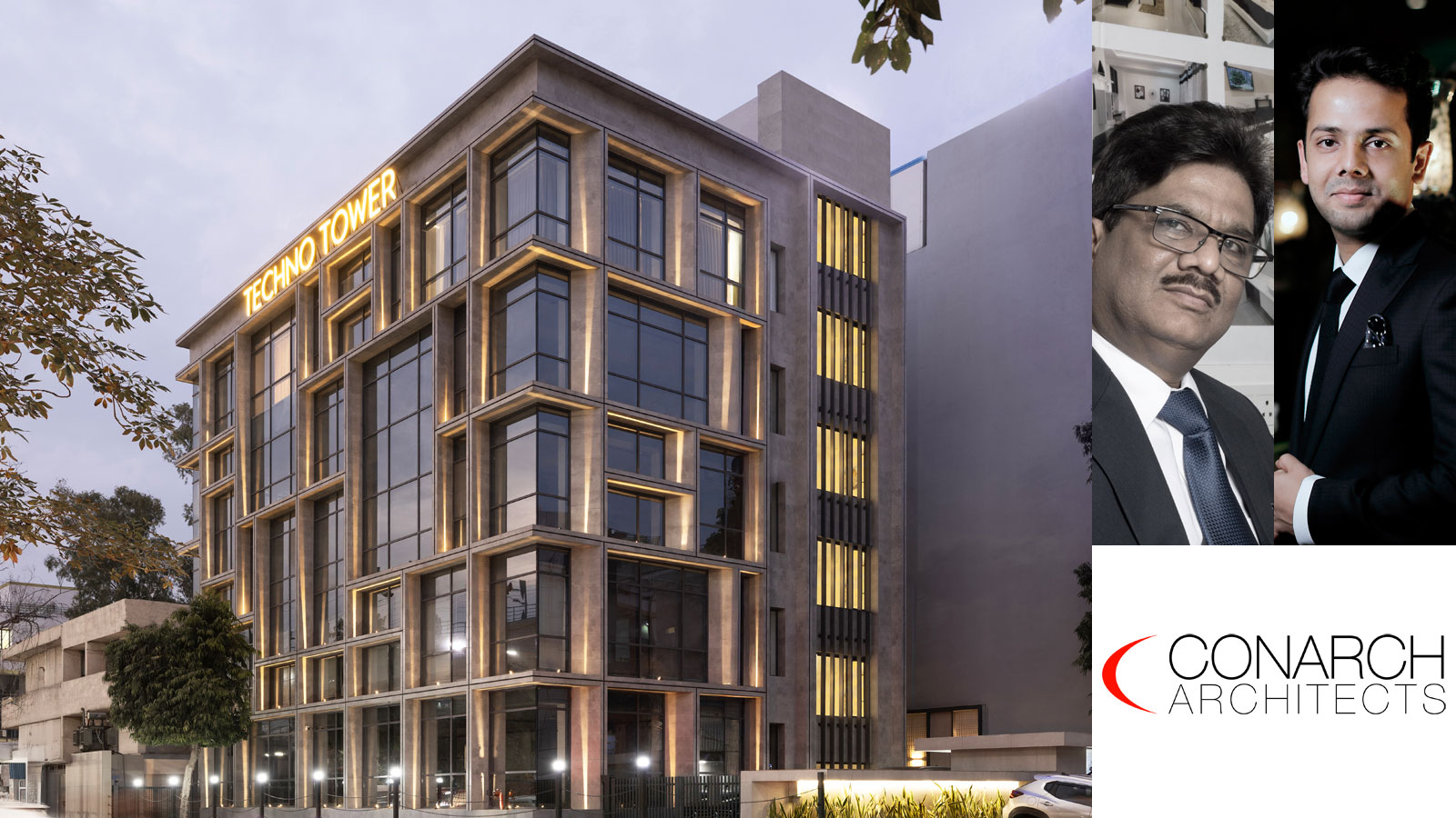 techno tower designed by conarch architects