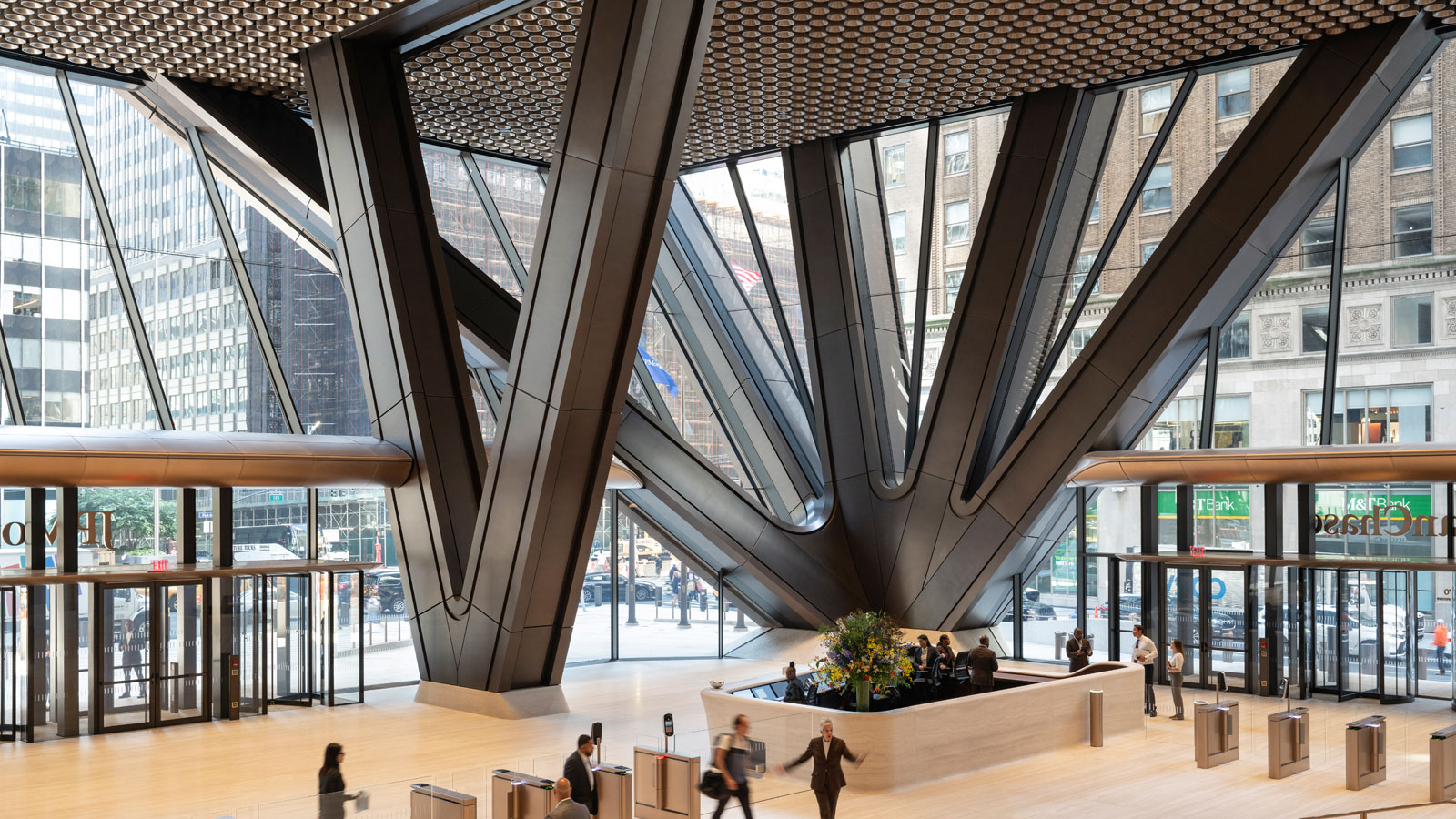 jpmorganchase global headquarters in new york designed by foster and partners