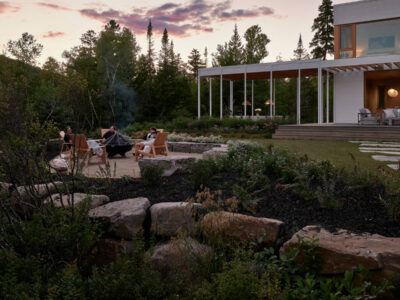 Lake Archambault Residence designed by ghoche architect