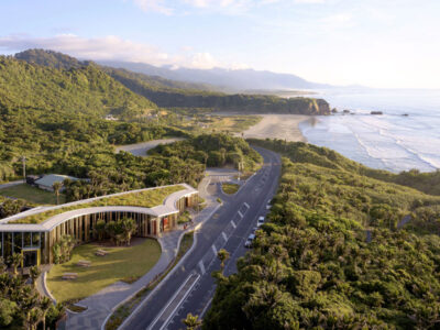 punangairi visitor centre newzealand designed by Sheppard & Rout Architects