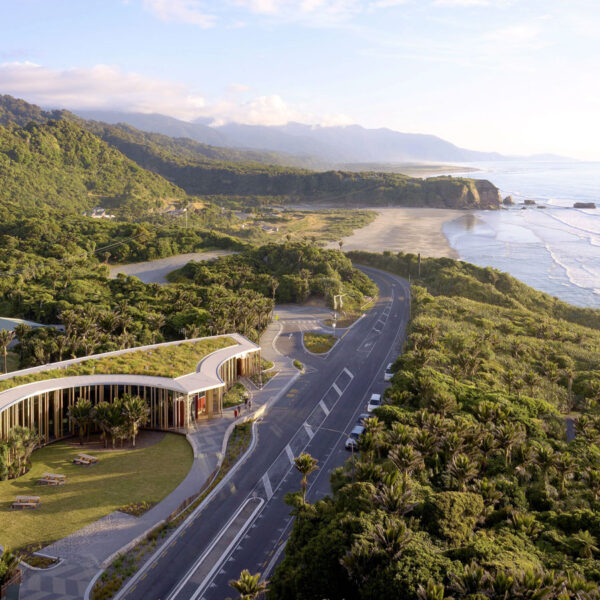 punangairi visitor centre newzealand designed by Sheppard & Rout Architects