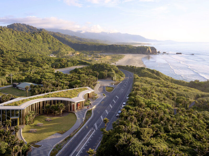 punangairi visitor centre newzealand designed by Sheppard & Rout Architects