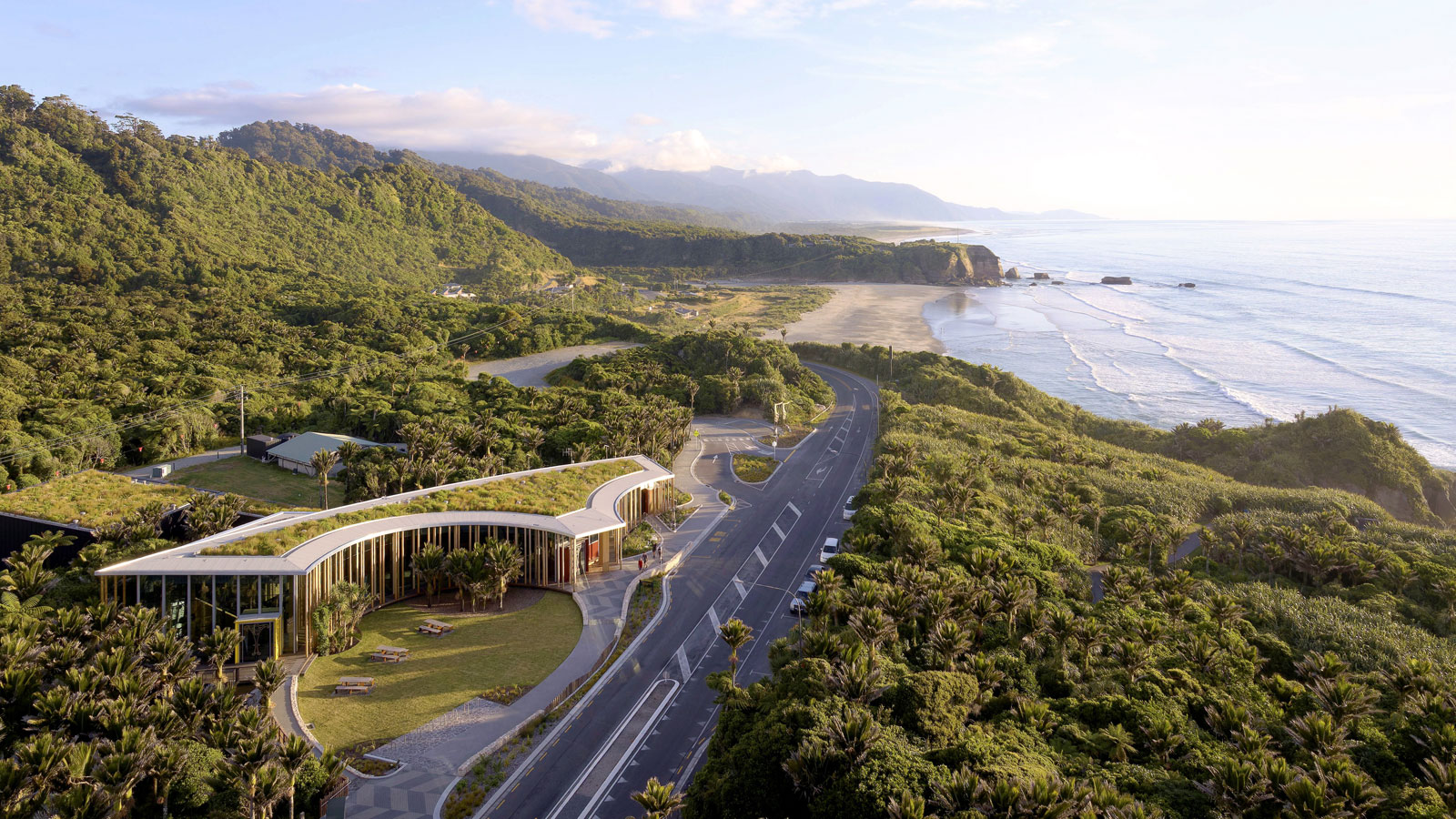 punangairi visitor centre newzealand designed by Sheppard & Rout Architects