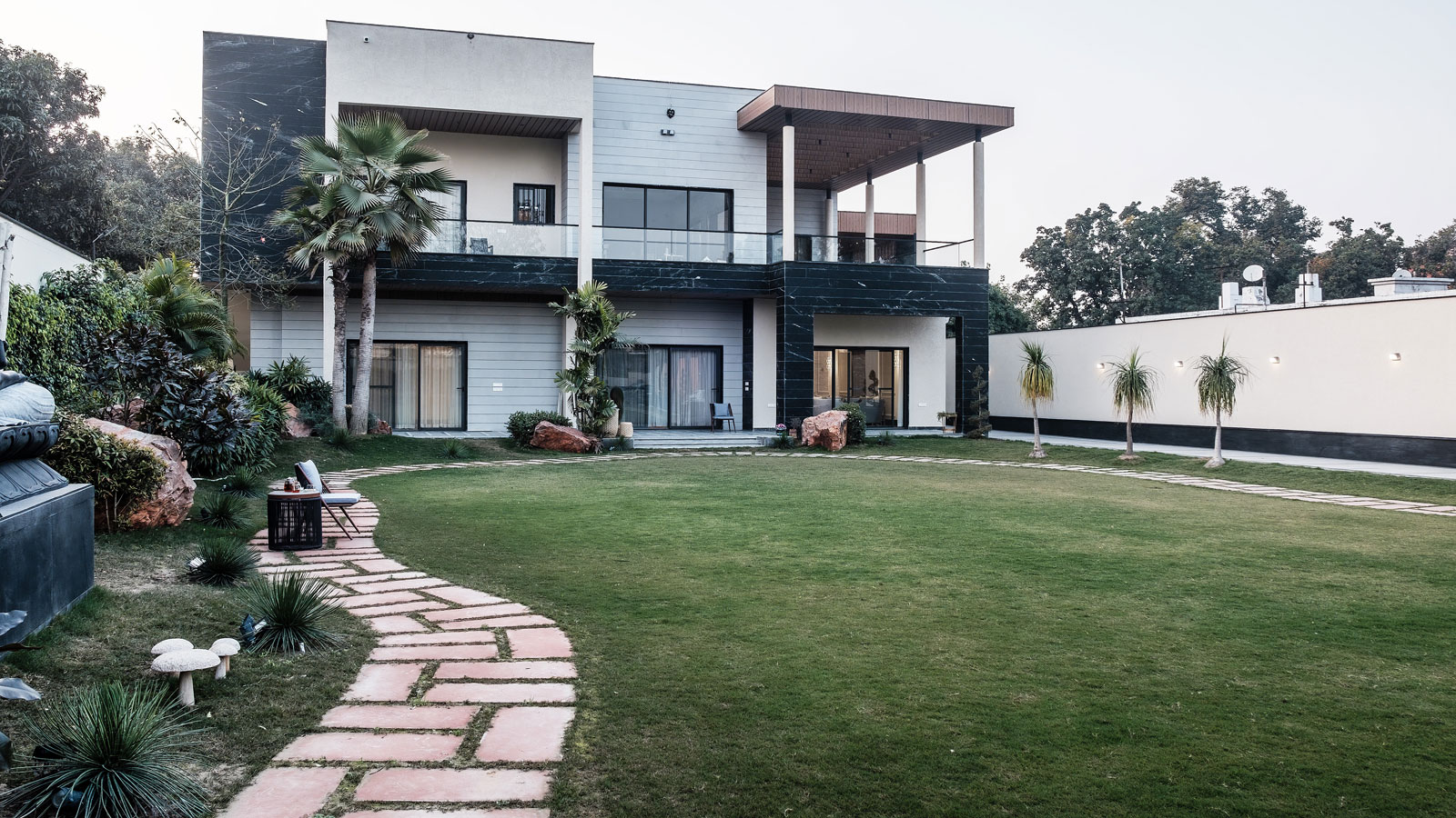 rampur villa in uttar pradesh designed by r k malik and associates