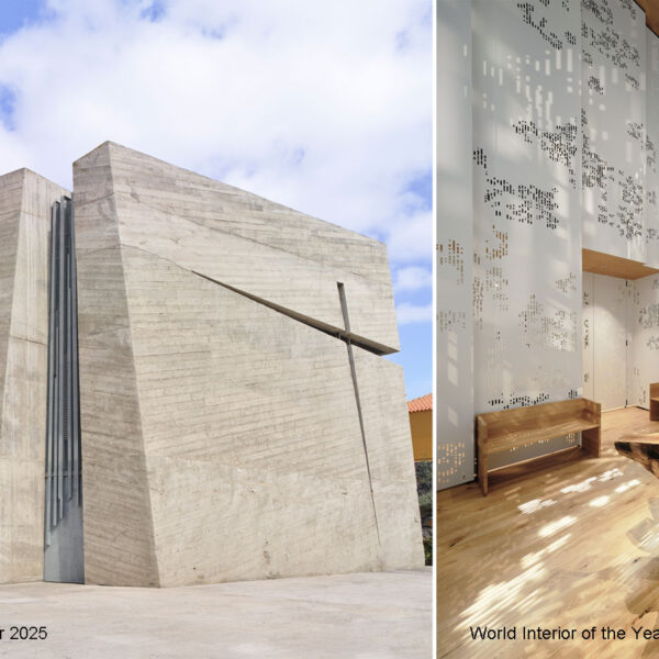 world architecture building 2025 and world interior of the year 2025 by INNOCAD architecture and fernando menis